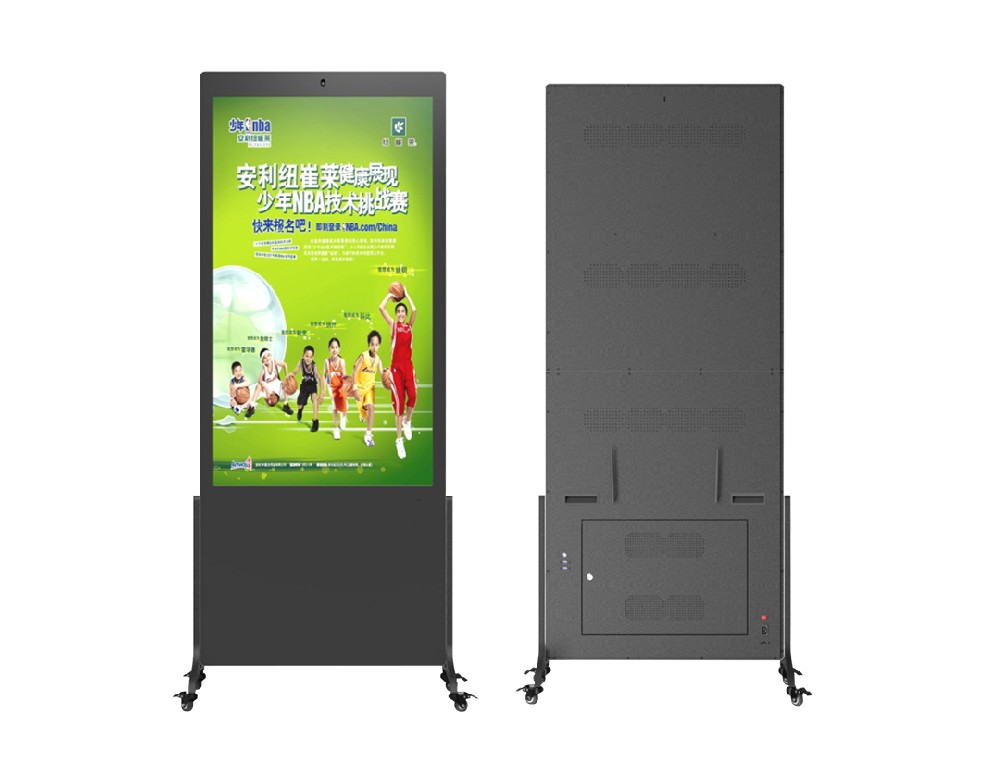 落地鋼化玻璃立式廣告機  43/49/55/65/75/86寸